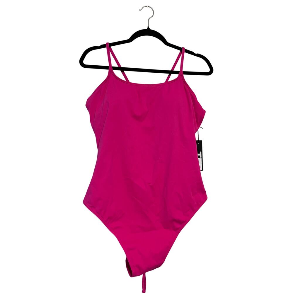 Ta3 Lacey One Piece Swimsuit in Pink Size 2X regular length NWT!